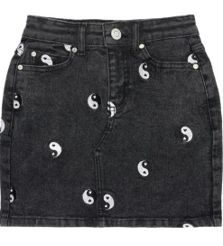 The New Nederdel - TnLykke - Black Denim Wash