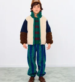 Tiny Cottons Fleecejakke - Color Block Polar - Dark Green