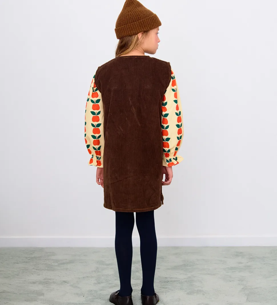 Tiny Cottons Kjole - Fløjl - Mørkebrun