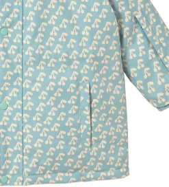 Tiny Cottons Vinterjakke - Cherries - Warm Grey