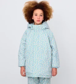 Tiny Cottons Vinterjakke - Cherries - Warm Grey