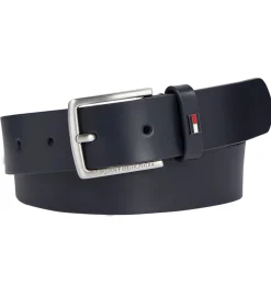 Tommy Hilfiger Bælte - Leather - Space Blue