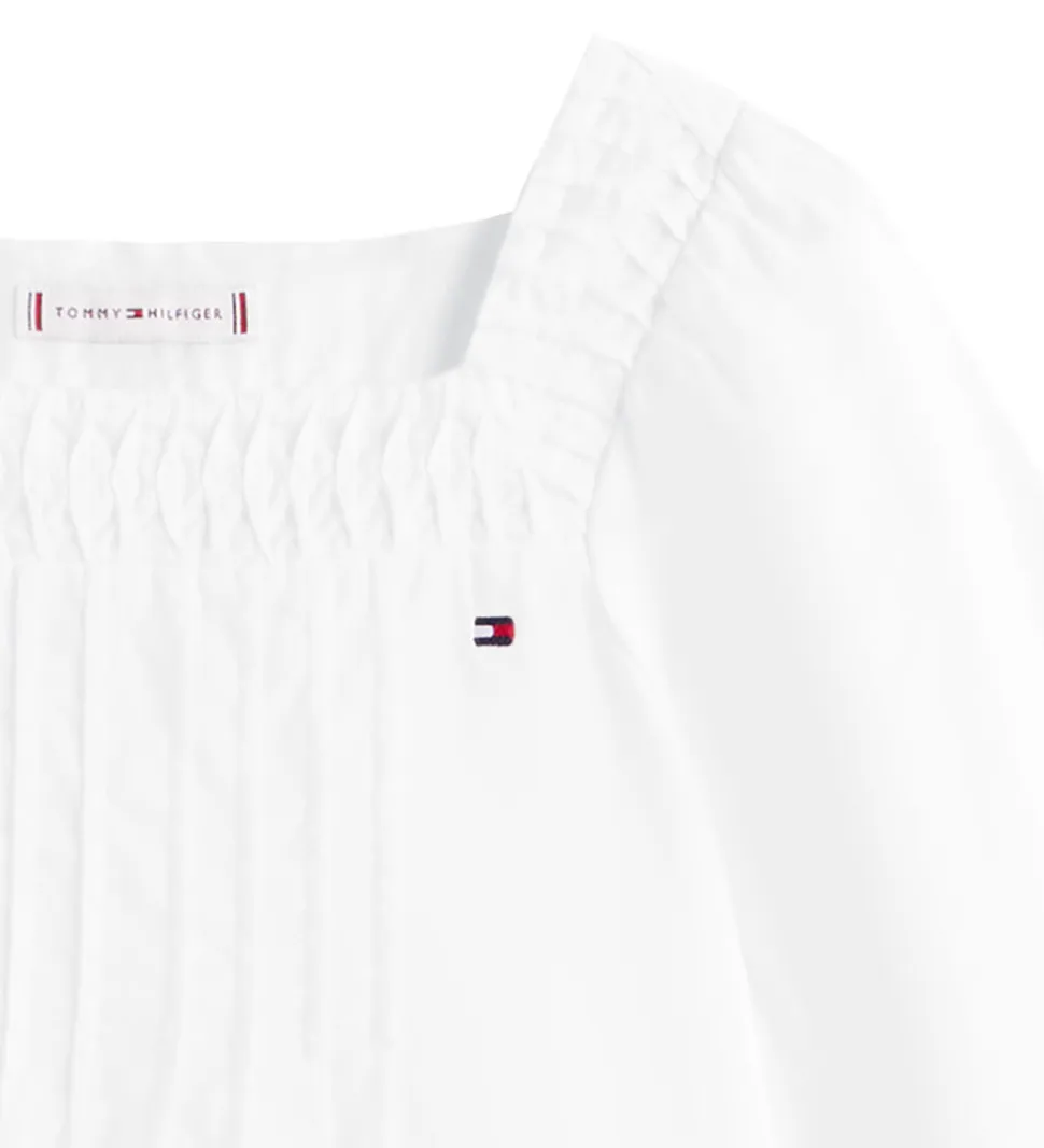 Tommy Hilfiger Bluse - Broderie Anglaise - White