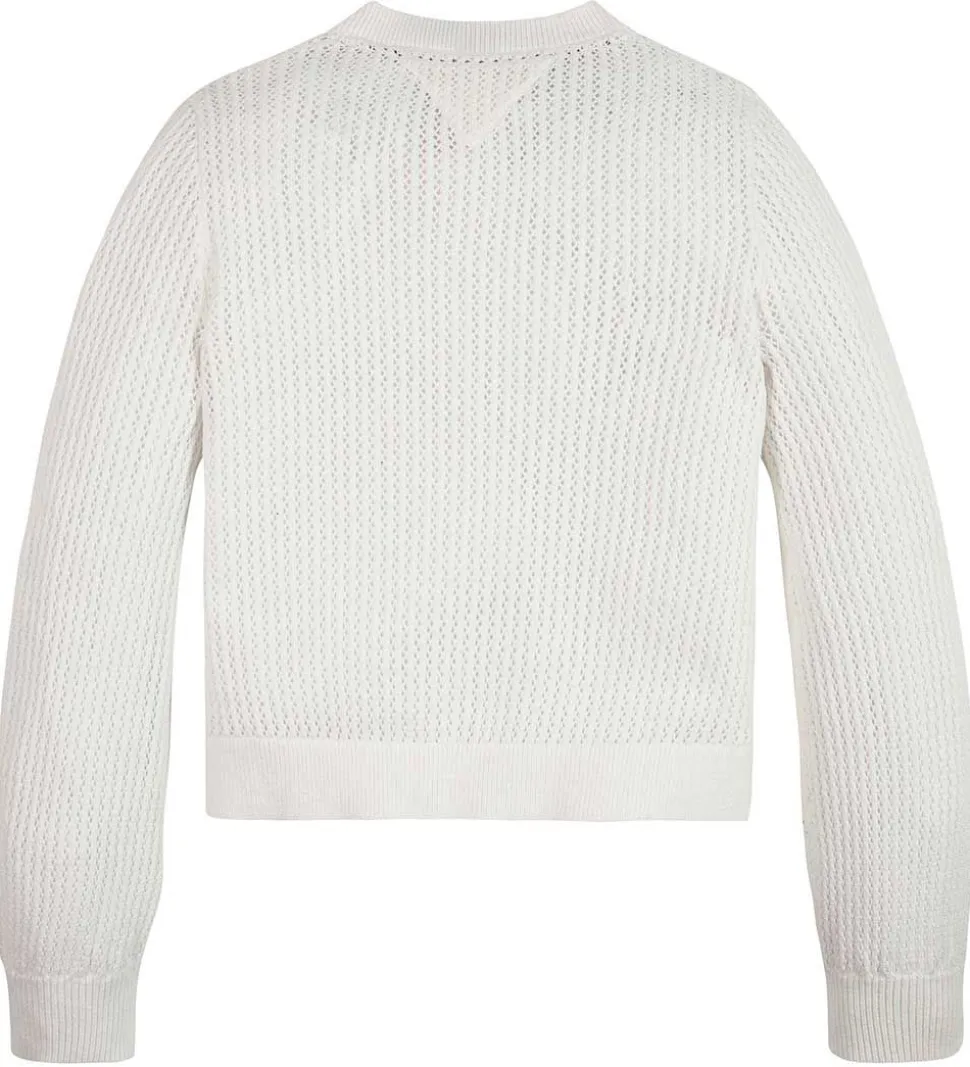 Tommy Hilfiger Cardigan - Strikket - Crochet - Ancient White