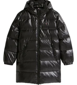 Tommy Hilfiger Dunfrakke - Long - Black