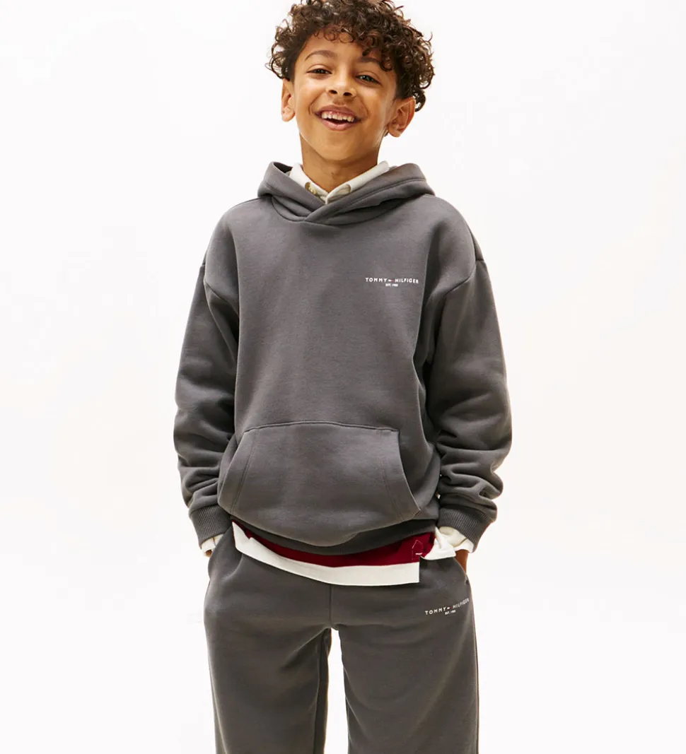 Tommy Hilfiger Hættetrøje - Washed Black