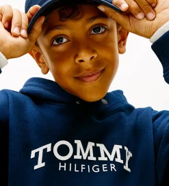 Tommy Hilfiger Hættetrøje - Monotype - Dark Night Navy
