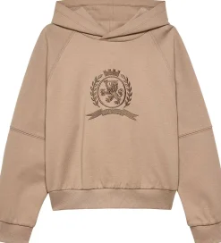 Tommy Hilfiger Hættetrøje - Tonal Chest - Malted Milk