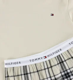 Tommy Hilfiger Nattøj - Newsprint/Tartan Newsprint