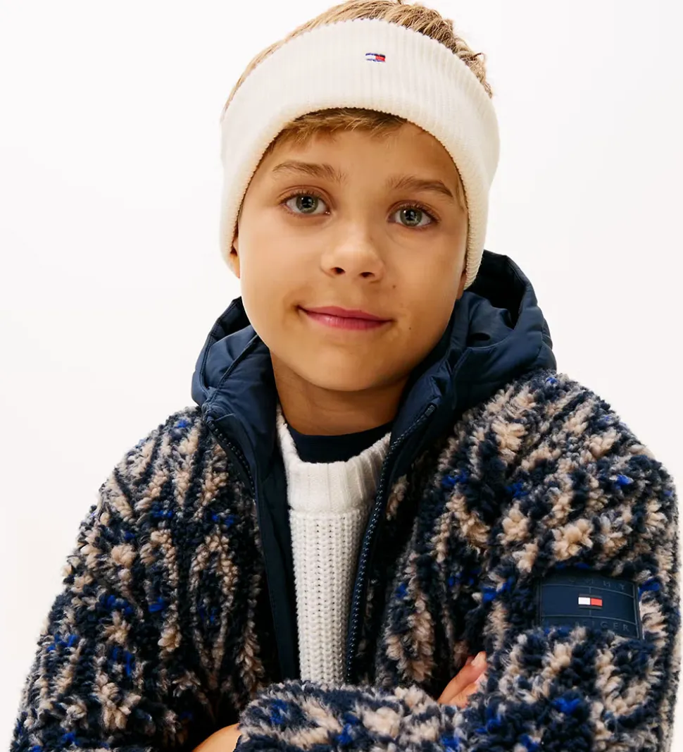 Tommy Hilfiger Pandebånd - Strik - Ancient White