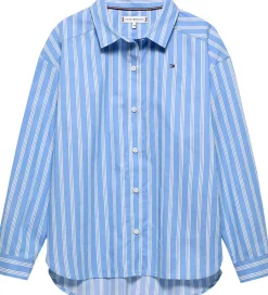 Tommy Hilfiger Skjorte - Stripe - Light Powdery Blue Stripes