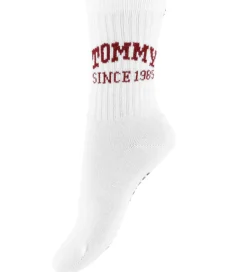 Tommy Hilfiger Strømper - 2-pak - Hvid m. Print