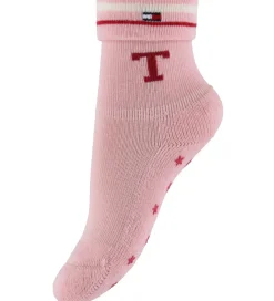 Tommy Hilfiger Strømper - 2-pak - Rosa/Hvid