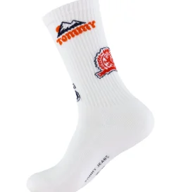 Tommy Hilfiger Strømper - 2-pak - Hvid m. Rød