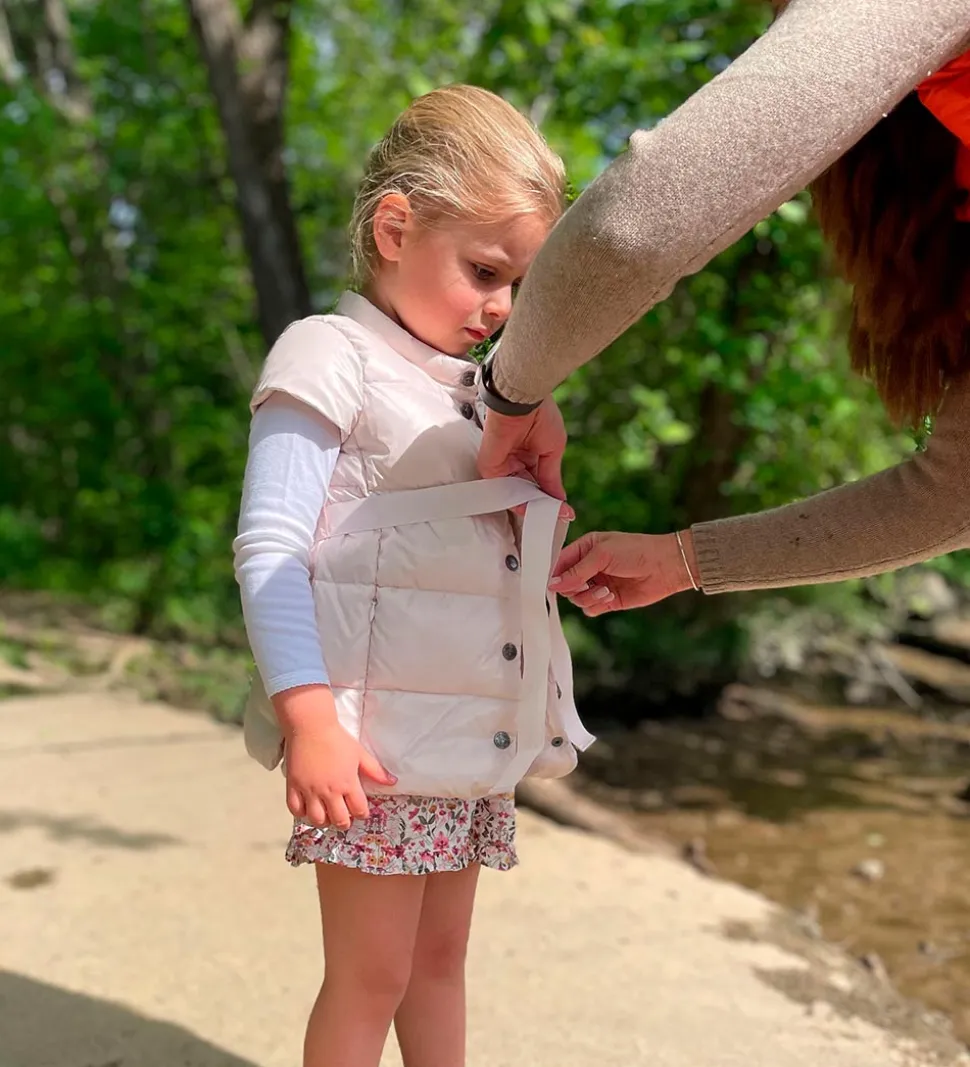 Ver de Terre Dunvest m. Bælte - Rose Powder