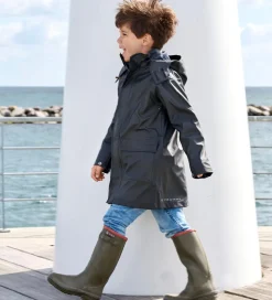 Ver de Terre Regnfrakke - PU - Navy