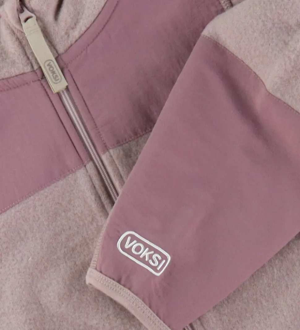 Voksi Fleecejakke - Uld - Soft Grape