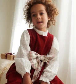 Wheat Bælte m. Sløjfe - Sonja - Eggshell Check