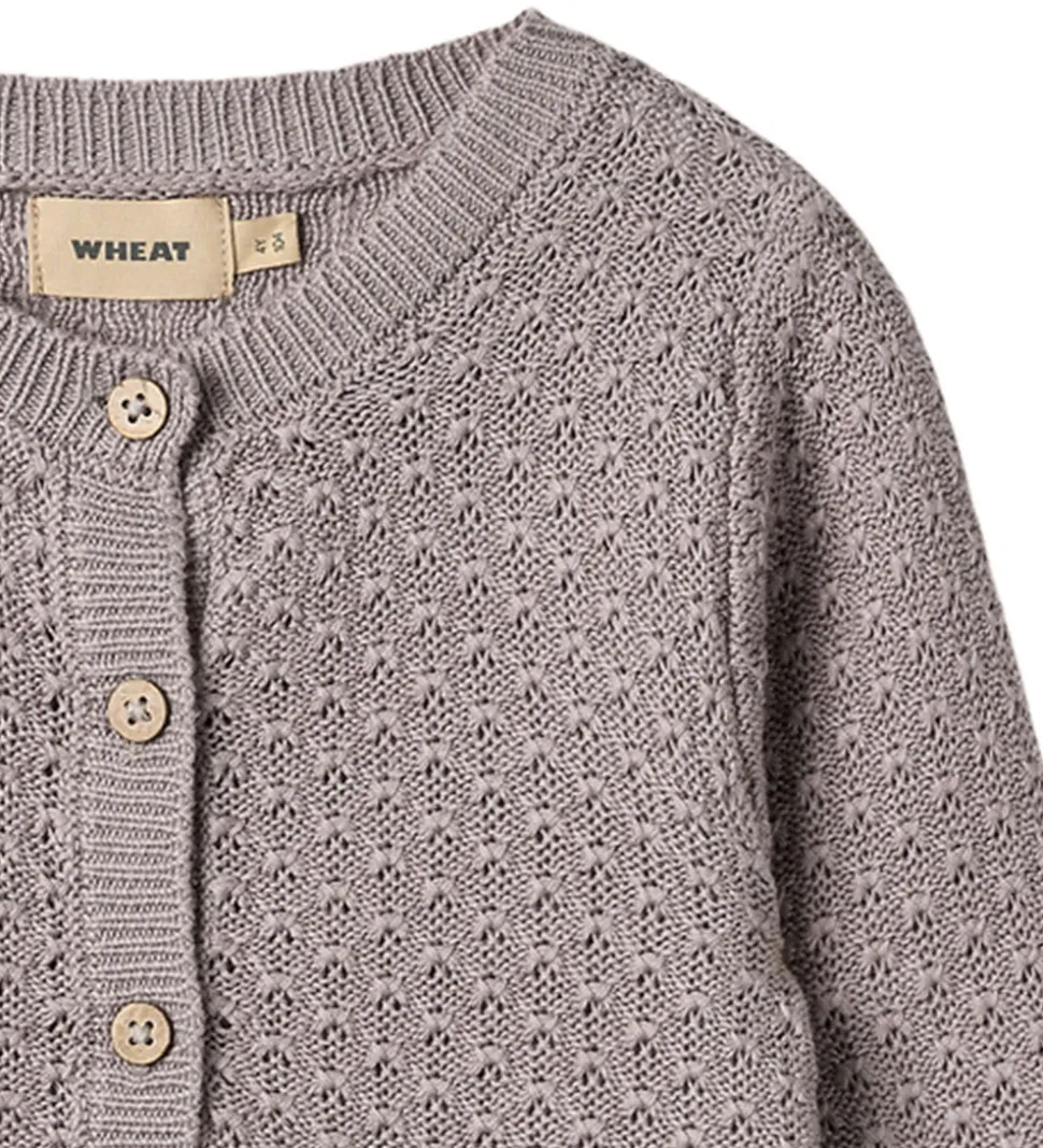Wheat Cardigan - Strik - Magnella - Dusty Purple