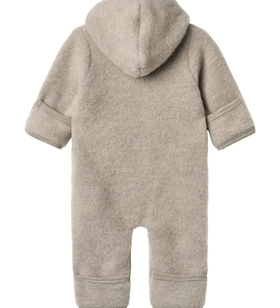 Wheat Heldragt - Uldfleece - Ata - Khaki Melange