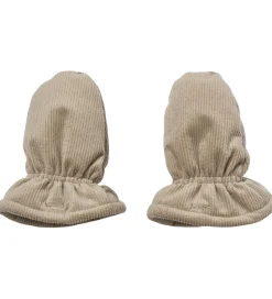 Wheat Luffer m. Fleece - Fløjl - Muffu - Grey Stone