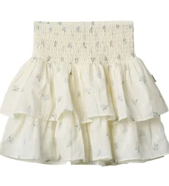 Wheat Nederdel - Hilary - Blue Flowers