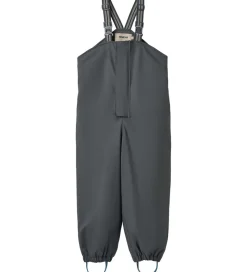 Wheat Regnbukser m. Termo/Seler - PU - Lian - Greyblue