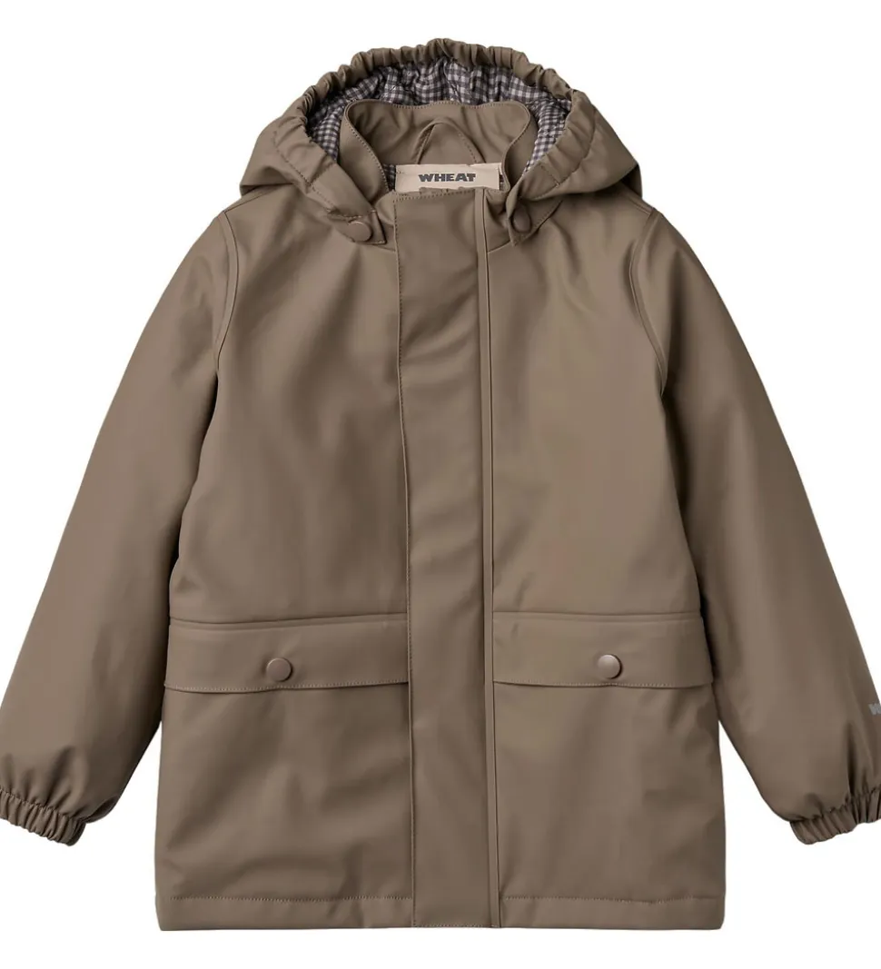 Wheat Regnjakke m. Termo - PU - Aju - Dry Wood