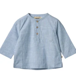 Wheat Skjorte - Bjørk - Blue Stripe