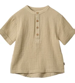 Wheat Skjorte - Musselin - Svend - Soft Sand