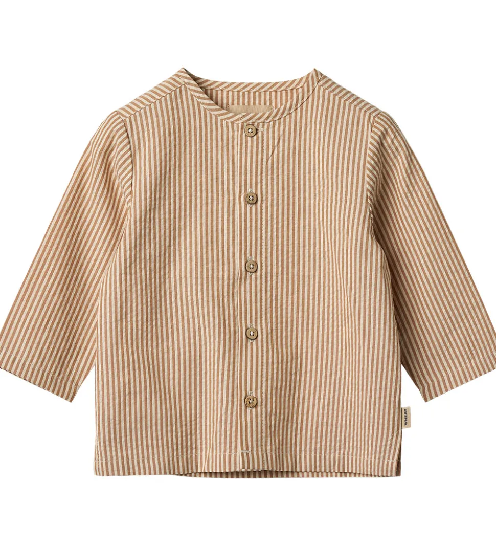Wheat Skjorte - Shelby - Caramel Stripe