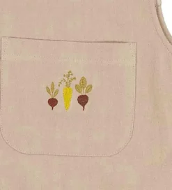 Wheat Sommerdragt - Elif Embroidery - Dark Sand m. Grøntsager