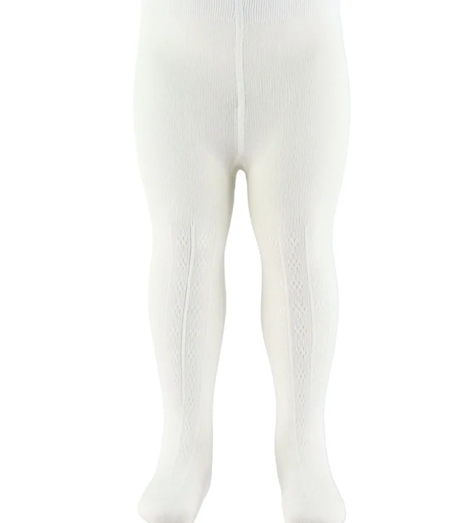 Wheat Strømpebukser - Pointelle - Izzy - 2-pak - Powder m. Hulmø