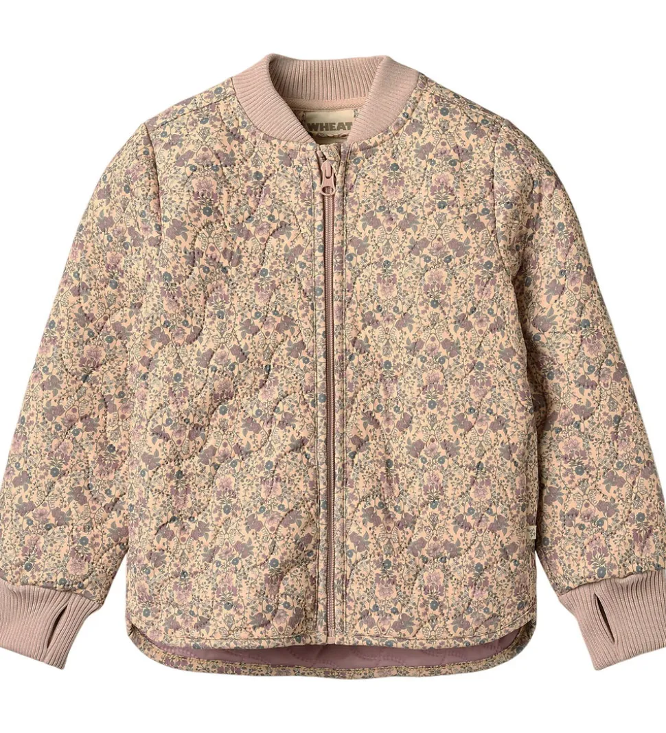 Wheat Termojakke - Loui - Mellow Peach Tapestry