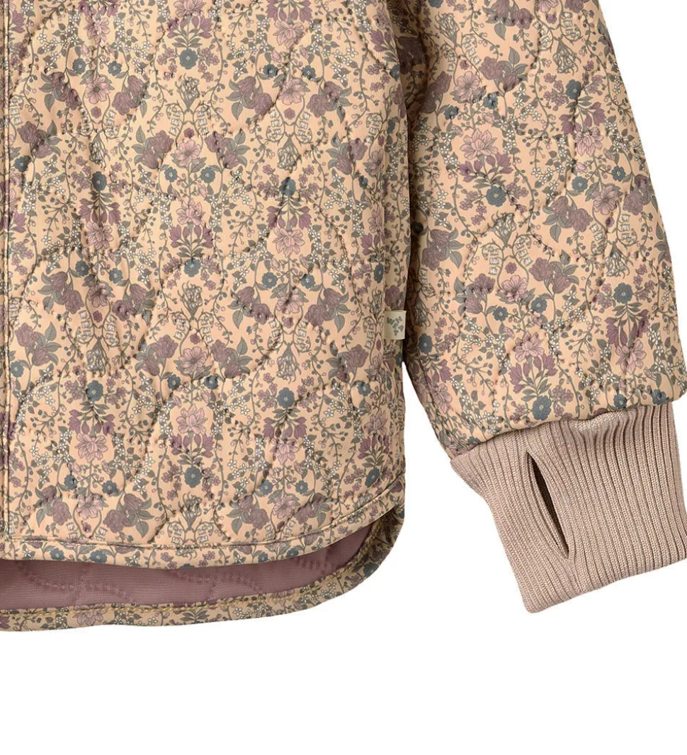 Wheat Termojakke - Loui - Mellow Peach Tapestry