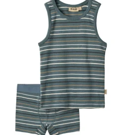 Wheat Undertøj - Lui - Blue Multi Stripe