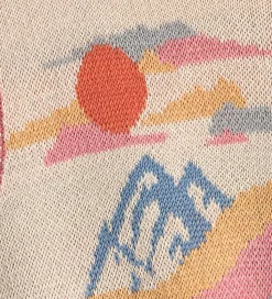 Wheat Vest - Strik - Maria - Beige/Multi