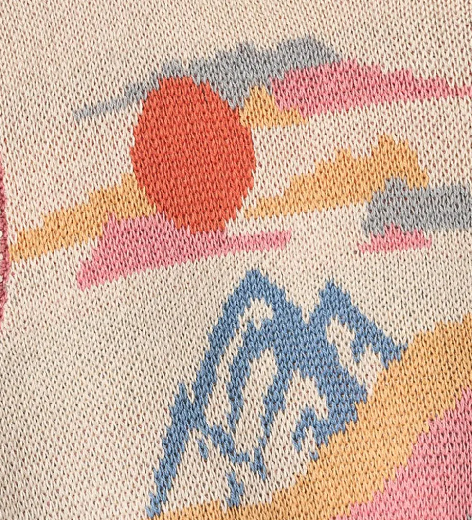 Wheat Vest - Strik - Maria - Beige/Multi