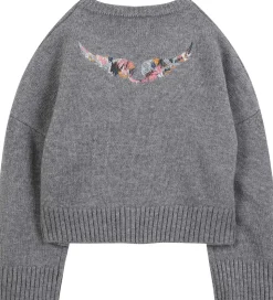 Zadig & Voltaire Cardigan - Mirka - Uld/Polyamid - Gråmeleret