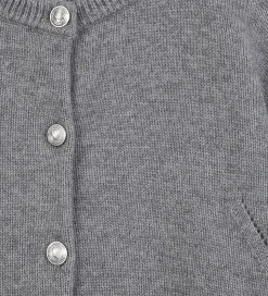 Zadig & Voltaire Cardigan - Mirka - Uld/Polyamid - Gråmeleret