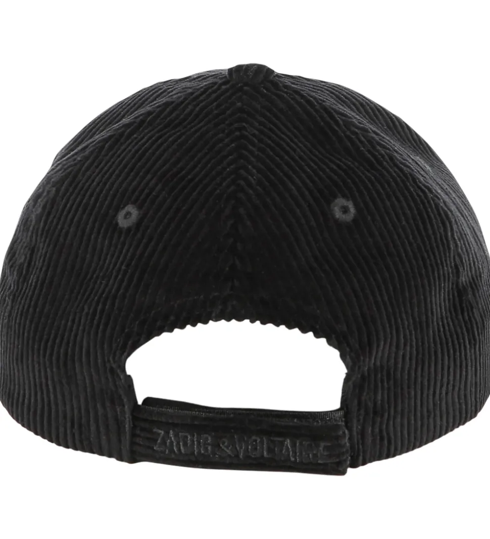 Zadig & Voltaire Kasket - Fløjl - Sort